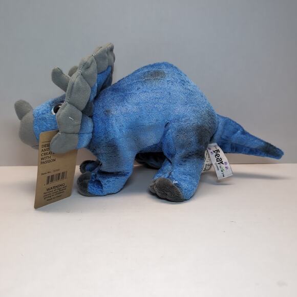 Bear Factory Triceratop Dinosaur Plush Stuffed Animal with Tags - Picture 4 of 10